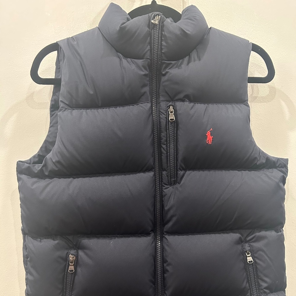 Dark Blue Polo Ralph Lauren Puffer Vest
